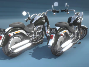 Harley davidson motorcycle 3D Model