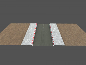 simple road model 3D 模型