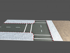 simple road model Modelo 3D