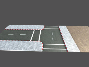 simple road model 3D Model