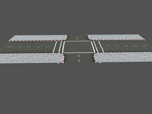 simple road model Modelo 3D
