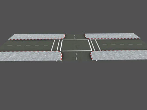 simple road model 3D Model