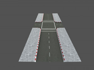 simple road model Modelo 3D