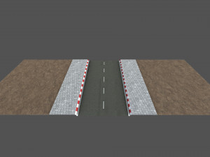 simple road model Modelo 3D