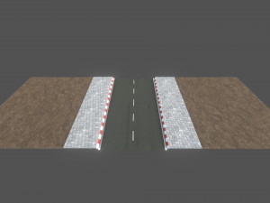 simple road model Modelo 3D