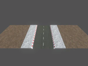 simple road model 3D Model