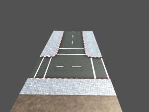 simple road model Modelo 3D