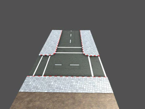 simple road model 3D Model