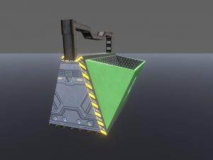 futuristic space props Model 3D