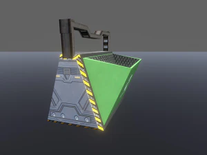 futuristic space props 3D Model