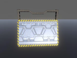 futuristic space props 3D Model