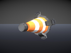 futuristic space props Model 3D