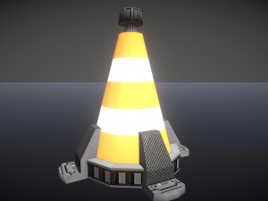 futuristic space props Model 3D