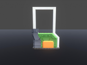 futuristic space props Model 3D