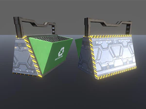 futuristic space props 3D Model