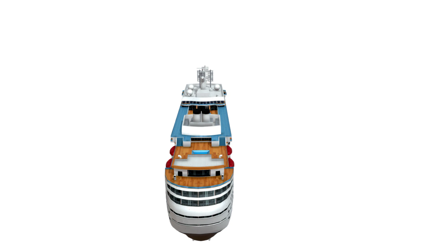 italian cruise 3D Model .c4d .max .obj .3ds .fbx .stl .blend