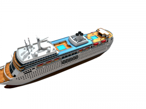 italian cruise 3D मॉडल