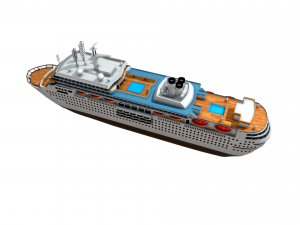 italian cruise 3D मॉडल