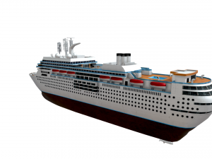 italian cruise 3D मॉडल