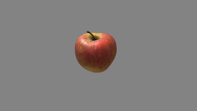 realistic apple Modello 3D .c4d .max .obj .3ds .fbx .stl .blend 