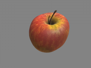 realistic apple Modello 3D