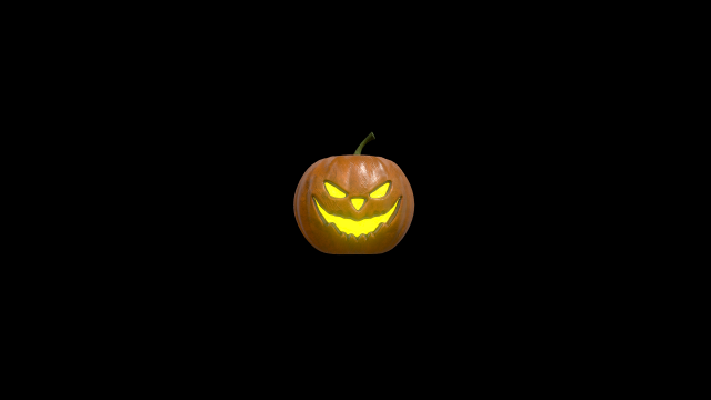 halloween pumpkin head vol 1 Modelo 3D .c4d .max .obj .3ds .fbx .stl .blend 