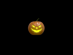 halloween pumpkin head vol 1 3D Model