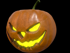 halloween pumpkin head vol 1 Modelo 3D