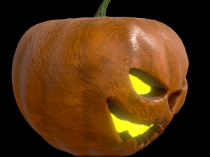 halloween pumpkin head vol 1 Modelo 3D