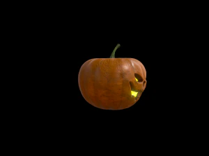 halloween pumpkin head vol 1 3D Model