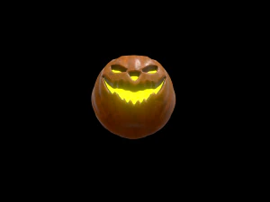 halloween pumpkin head vol 1 3D Model