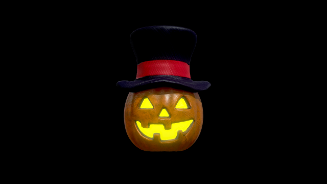halloween pumpkin head vol 2 3D Модель .c4d .max .obj .3ds .fbx .stl .blend 
