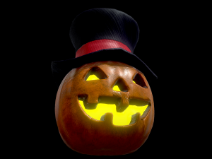 halloween pumpkin head vol 2 3D Модель