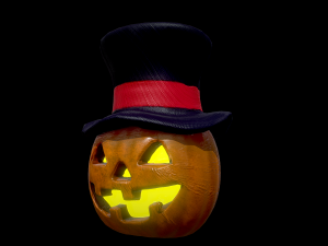 halloween pumpkin head vol 2 3D Модель