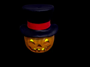 halloween pumpkin head vol 2 3D Model