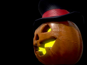 halloween pumpkin head vol 2 3D Model