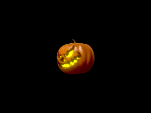 halloween pumpkin head vol 3 3D Model