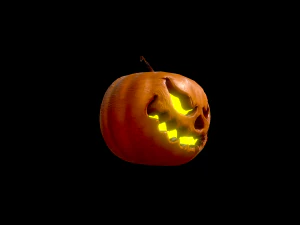 halloween pumpkin head vol 3 3D Model