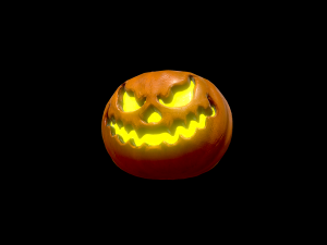 halloween pumpkin head vol 3 3D Модель