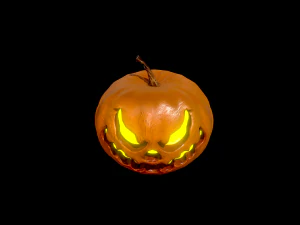 halloween pumpkin head vol 3 3D Model