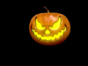 halloween pumpkin head vol 3 3D Model