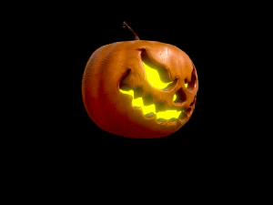 halloween pumpkin head vol 3 3D Model