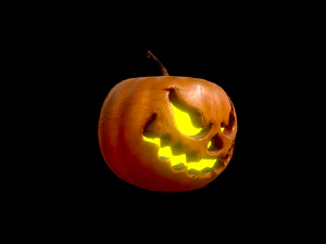 halloween pumpkin head vol 3 3D Model