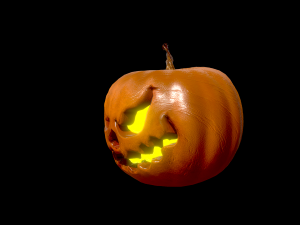 halloween pumpkin head vol 3 3D Модель