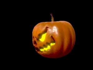 halloween pumpkin head vol 3 3D Model