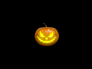 halloween pumpkin head vol 3 3D Model