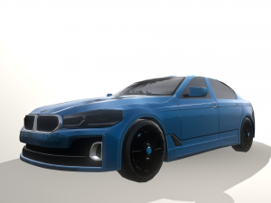 sedan g60 5 series hybrid sedan Modelo 3D