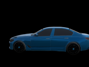 sedan g60 5 series hybrid sedan 3D 모델
