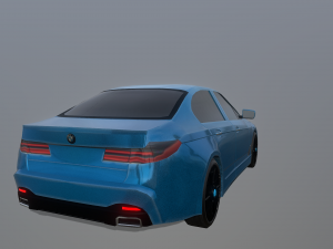 sedan g60 5 series hybrid sedan 3D 모델