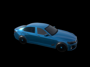 sedan g60 5 series hybrid sedan 3D 모델
